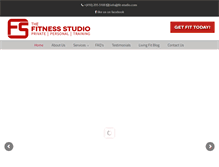 Tablet Screenshot of fit-studio.com